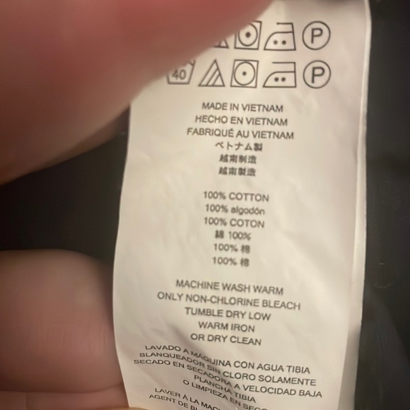 Michael Kors Mens Large navy scoop neck tee - Picture 6 of 8